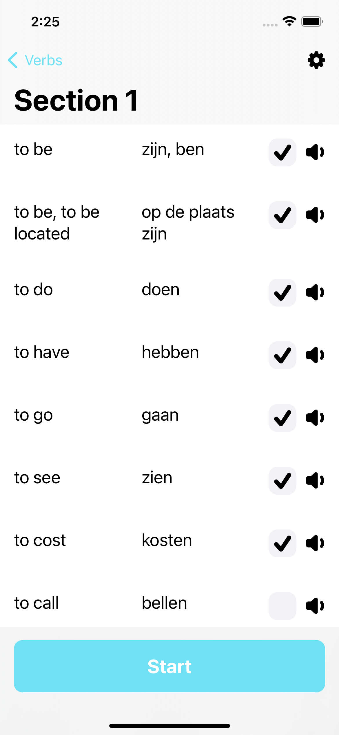Lengo list