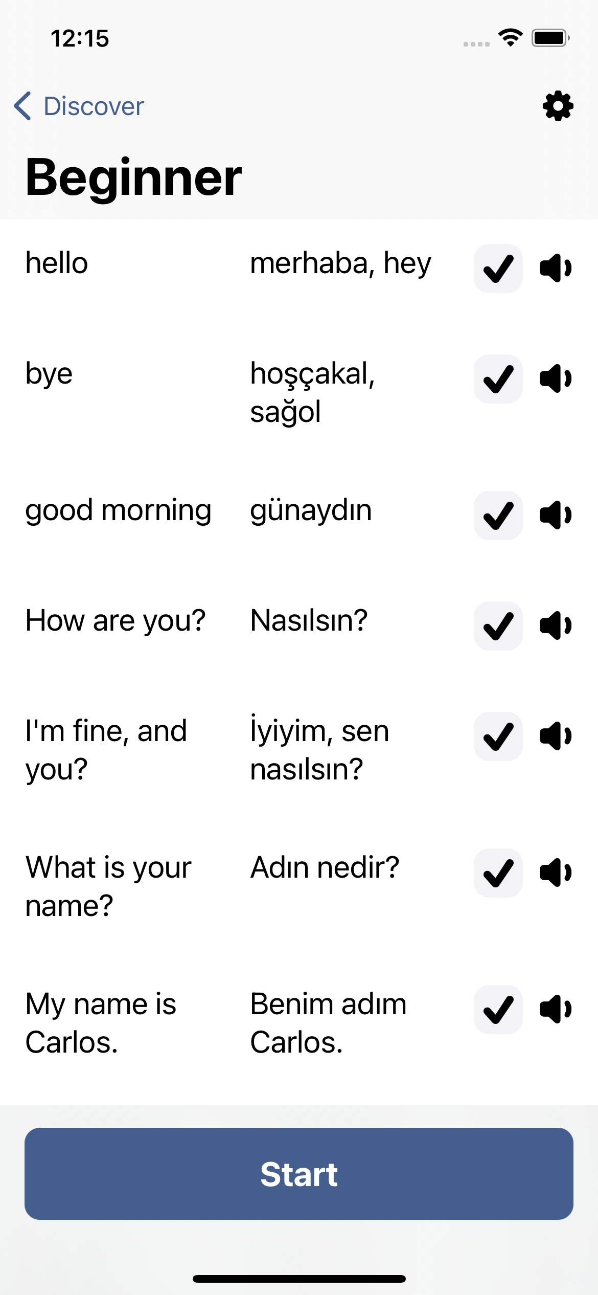 Lengo list